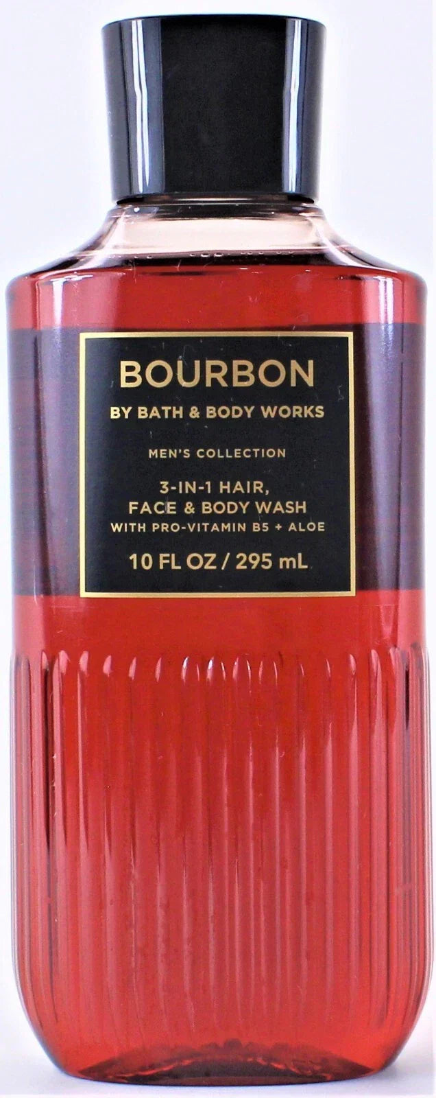 Bath & Body Works Men's BOURBON 3-1 Hair Face Body Wash Gel Shampoo 10oz
