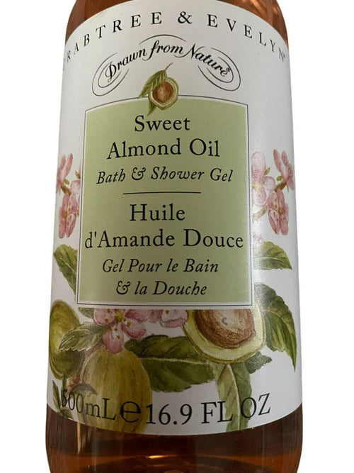 Crabtree & Evelyn Sweet Almond Oil Bath & Shower Gel 16.9 Fl oz
